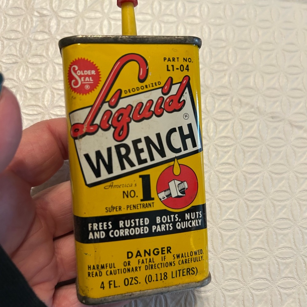 Vintage Liquid Wrench Oil Can